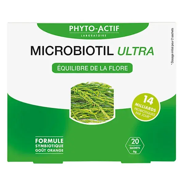 Phyto-Actif Probióticos Microbiotil Ultra 20 saquetas