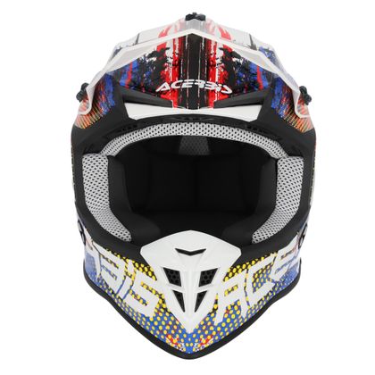 Casque cross Acerbis LINEAR 22.06 2024 - Blanc / Bleu