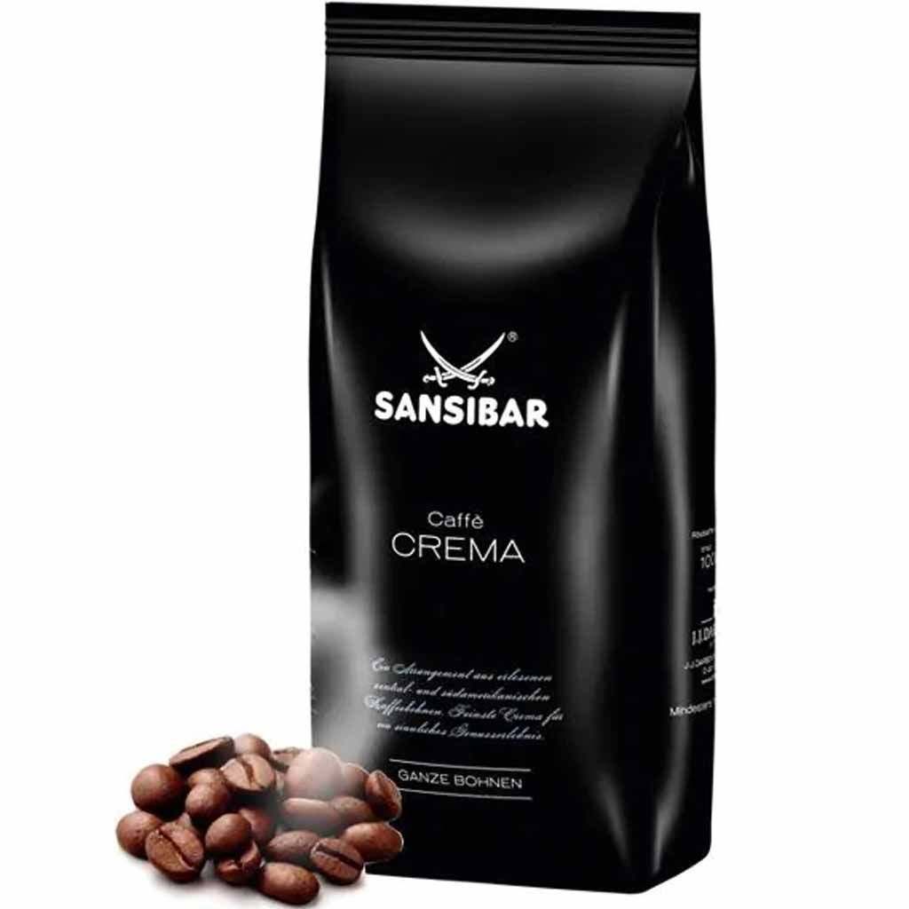 Sansibar Caffe Crema ganze Bohnen 1000g MHD:28.2.26