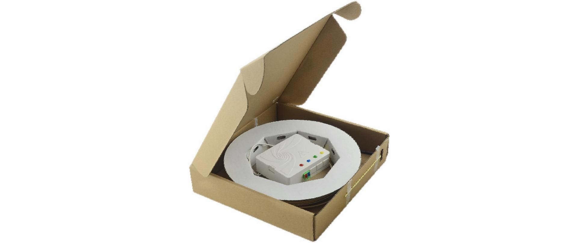 FTTH OTO Box 2x LC/APC Kupplungen, Breakoutkabel 30 mFTTH OTO Box, 2-fasrig, 2x LC/APC Kupplungen, Breakoutkabel 30 m, G.657A2