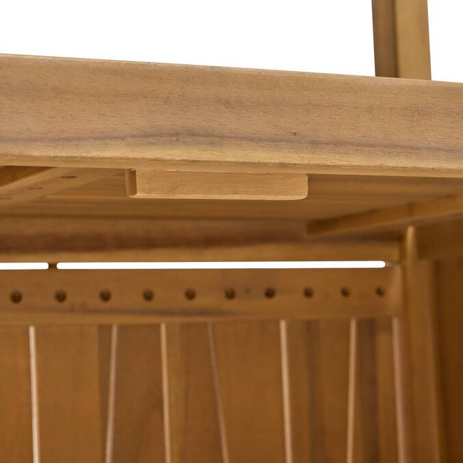 Module 2 portes à roulettes pour cuisine d'été LODGIA Beige