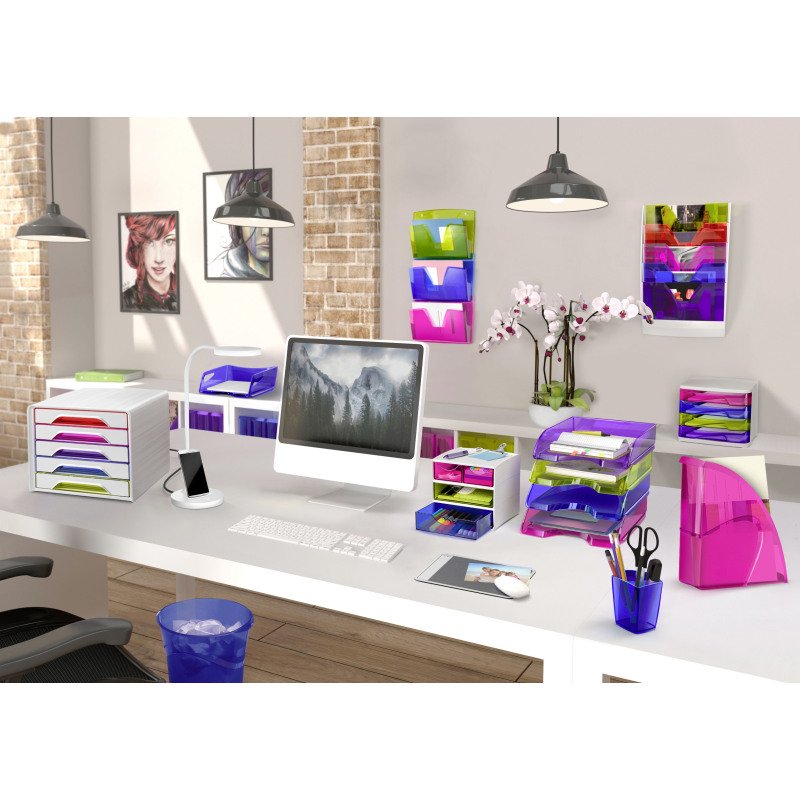 Trieur mural 3 cases Cep multicolore