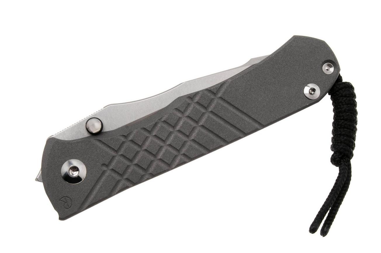 Chris Reeve Umnumzaan Drop Point UMN-1001 CPM-MagnaCut, Titanium, linkshandig zakmes