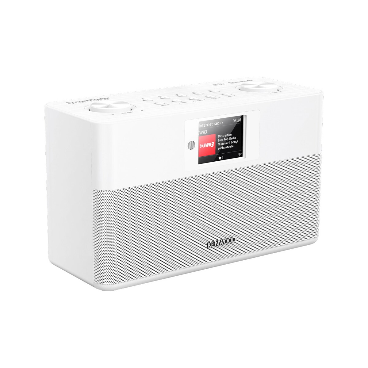 Kenwood CR-ST100SW Internett/DAB+, BT, Hvit