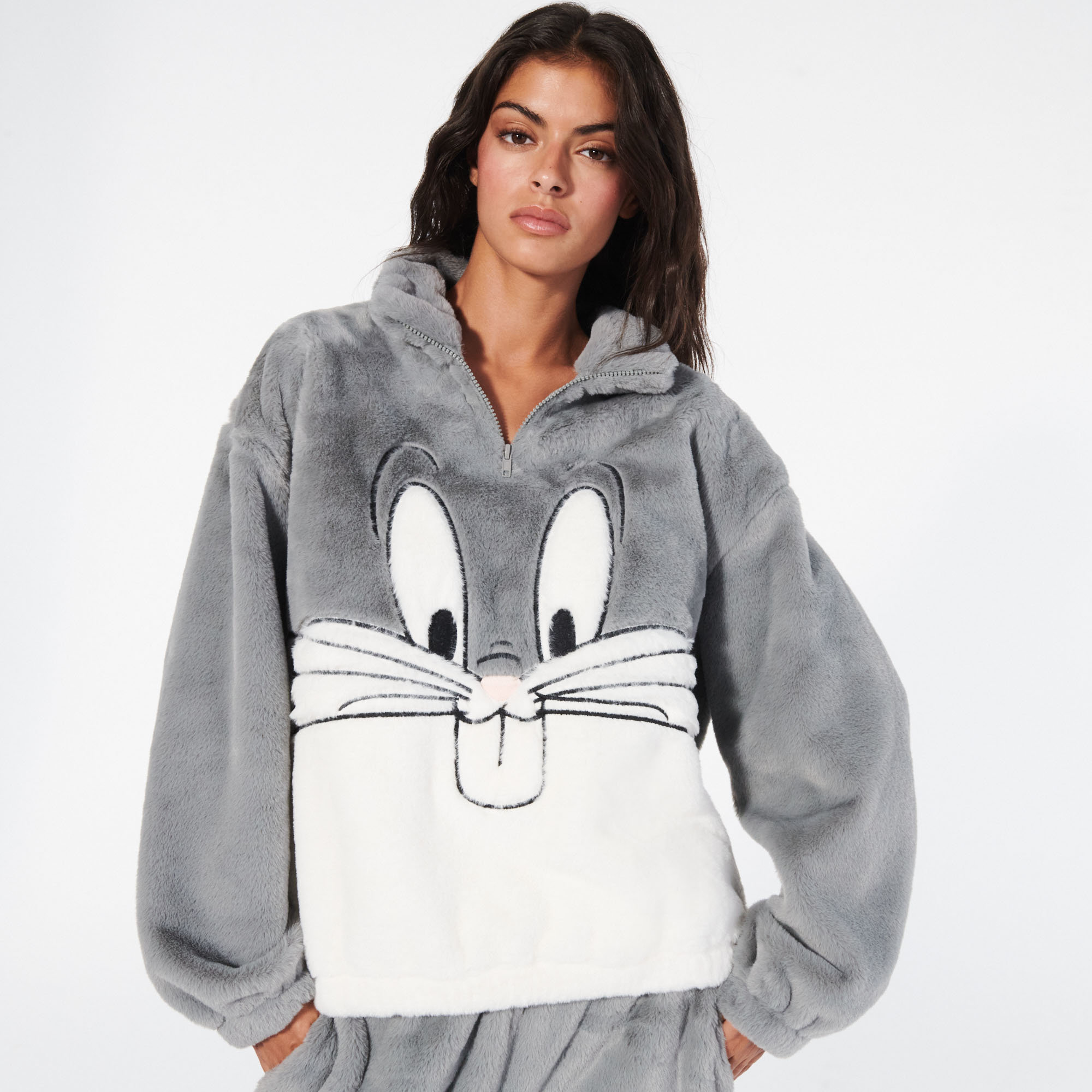 Sweat polaire à motifs Bugs Bunny