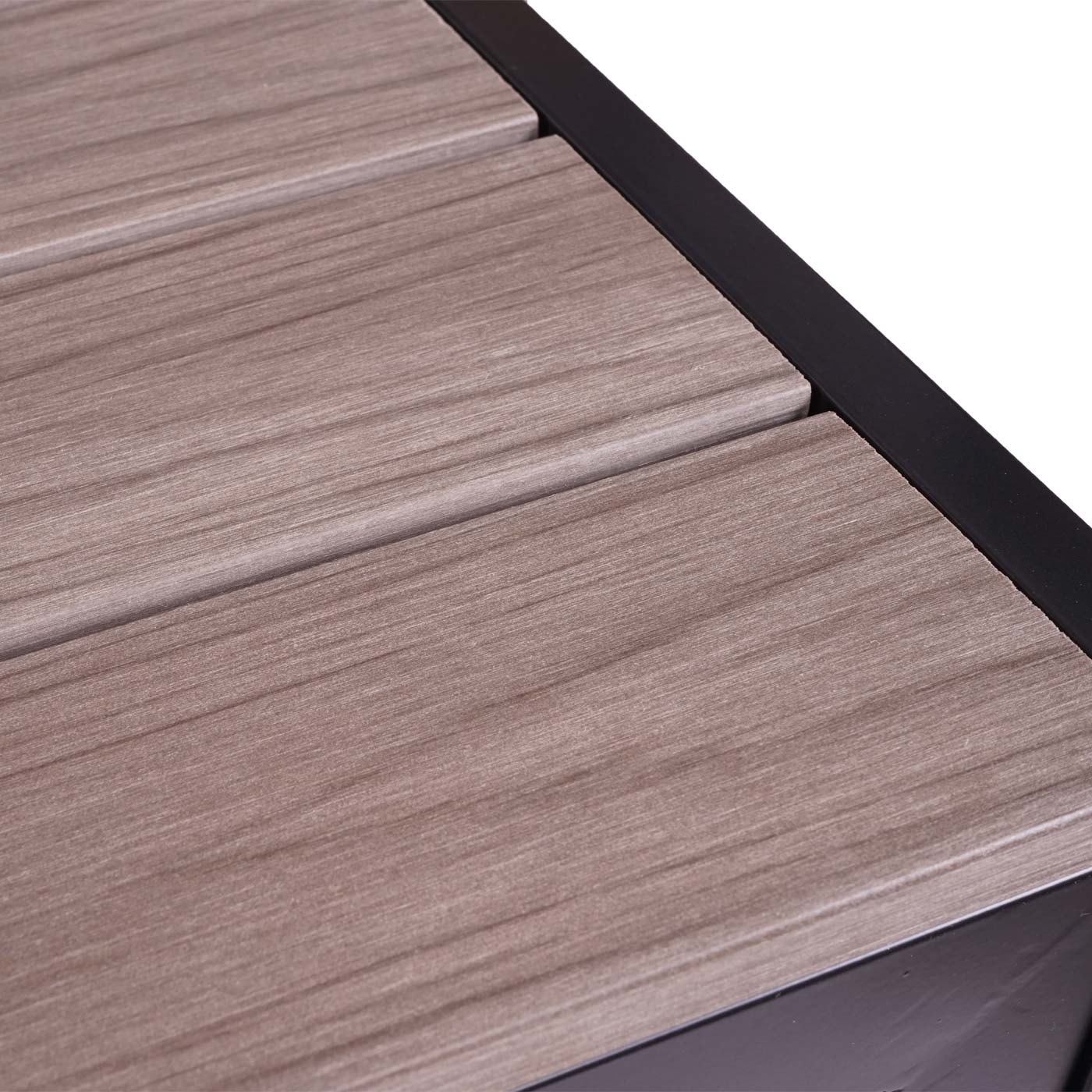 Gartentisch MCW-F90, Tisch Bistrotisch, WPC-Tischplatte 160x90cm ~ grau