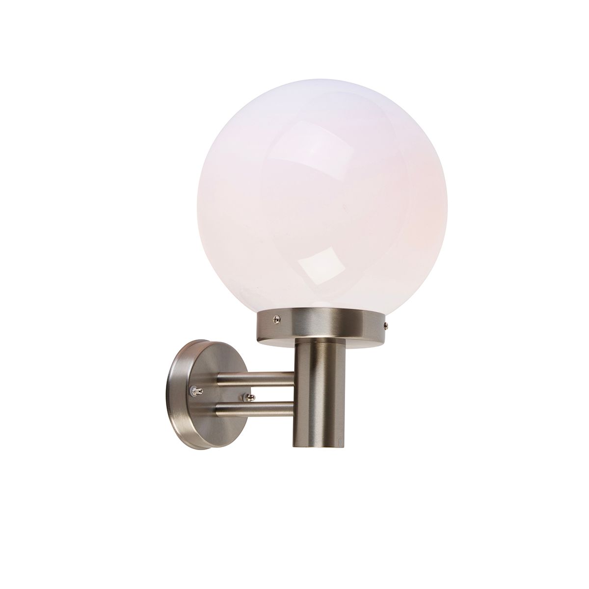 Moderne buitenwandlamp staal RVS IP44 - Sfera