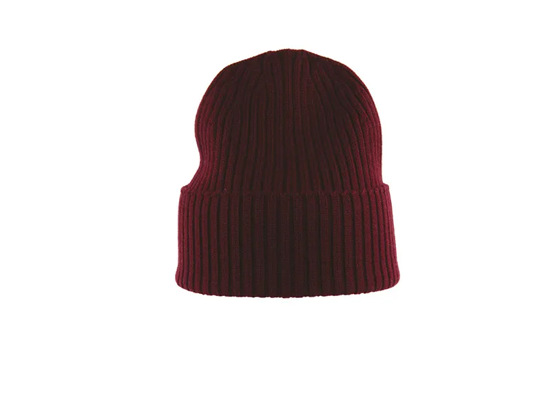 MJM Beanie 100% Merino Wool Burgundy