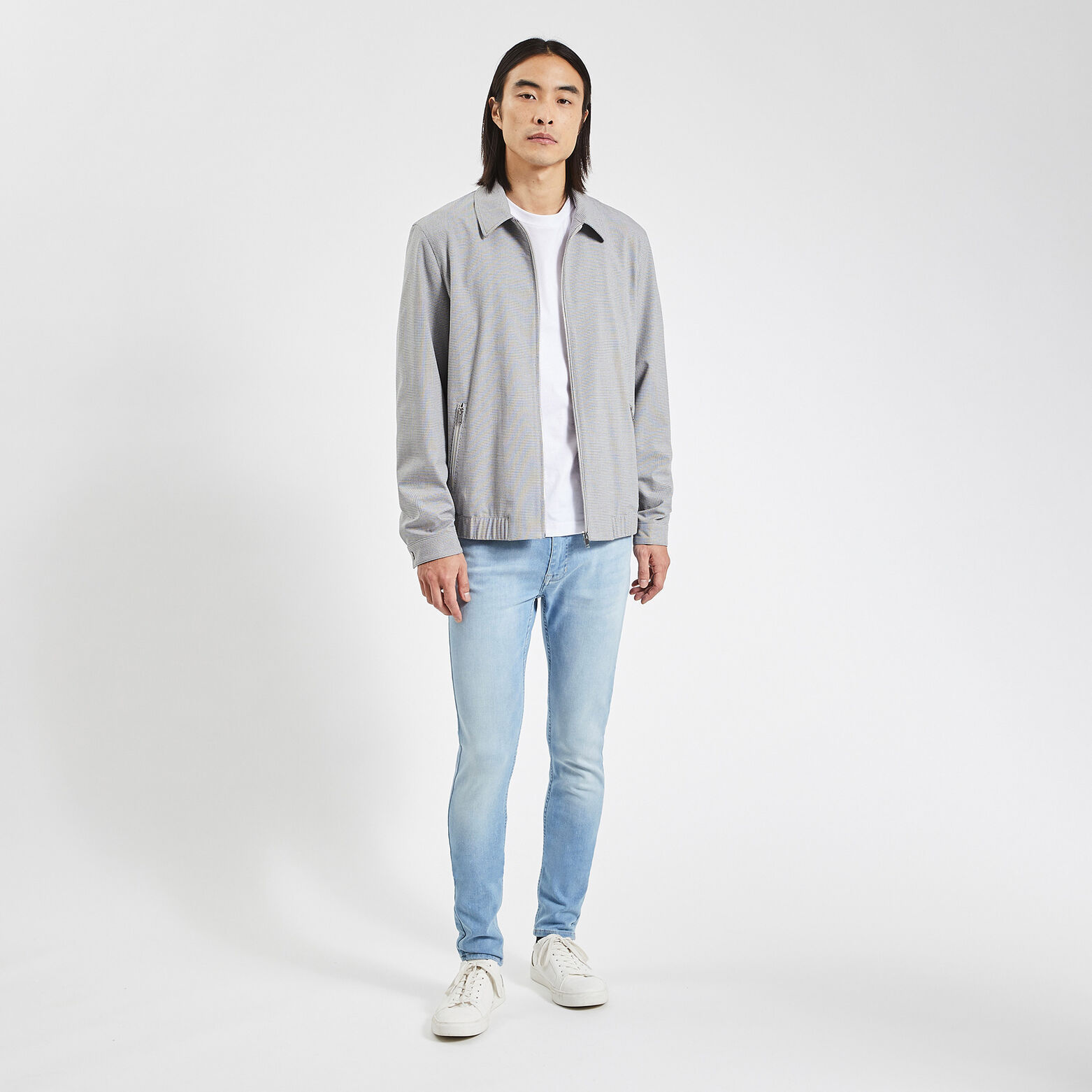 Jean skinny 3 longueurs Bleu