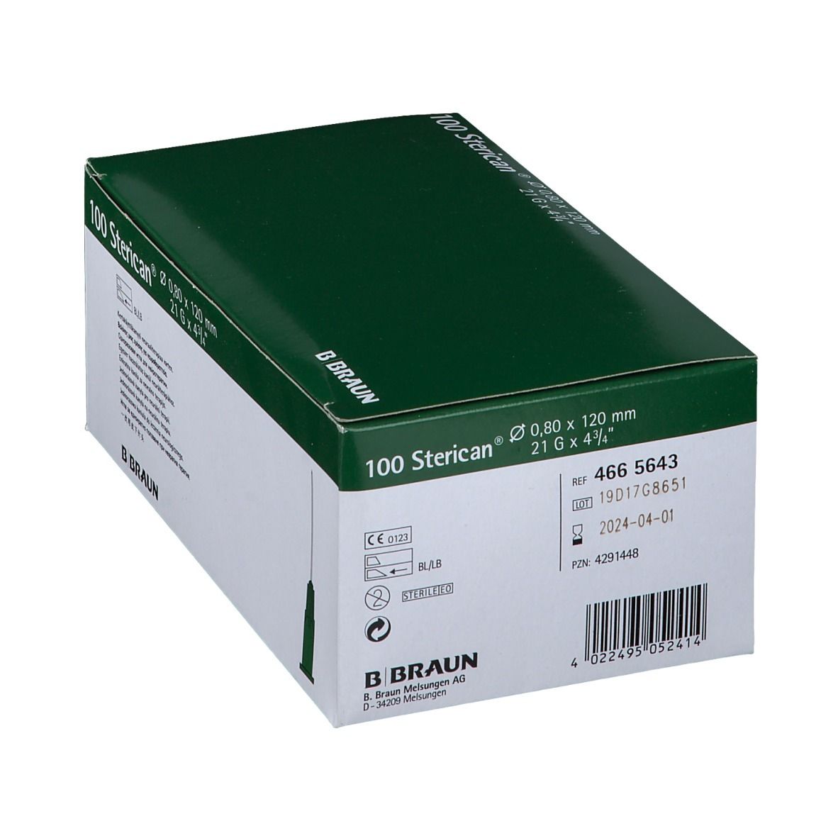 Sterican® zur Neuraltherapie G 21 4 3/4 0,80 x 120 mm