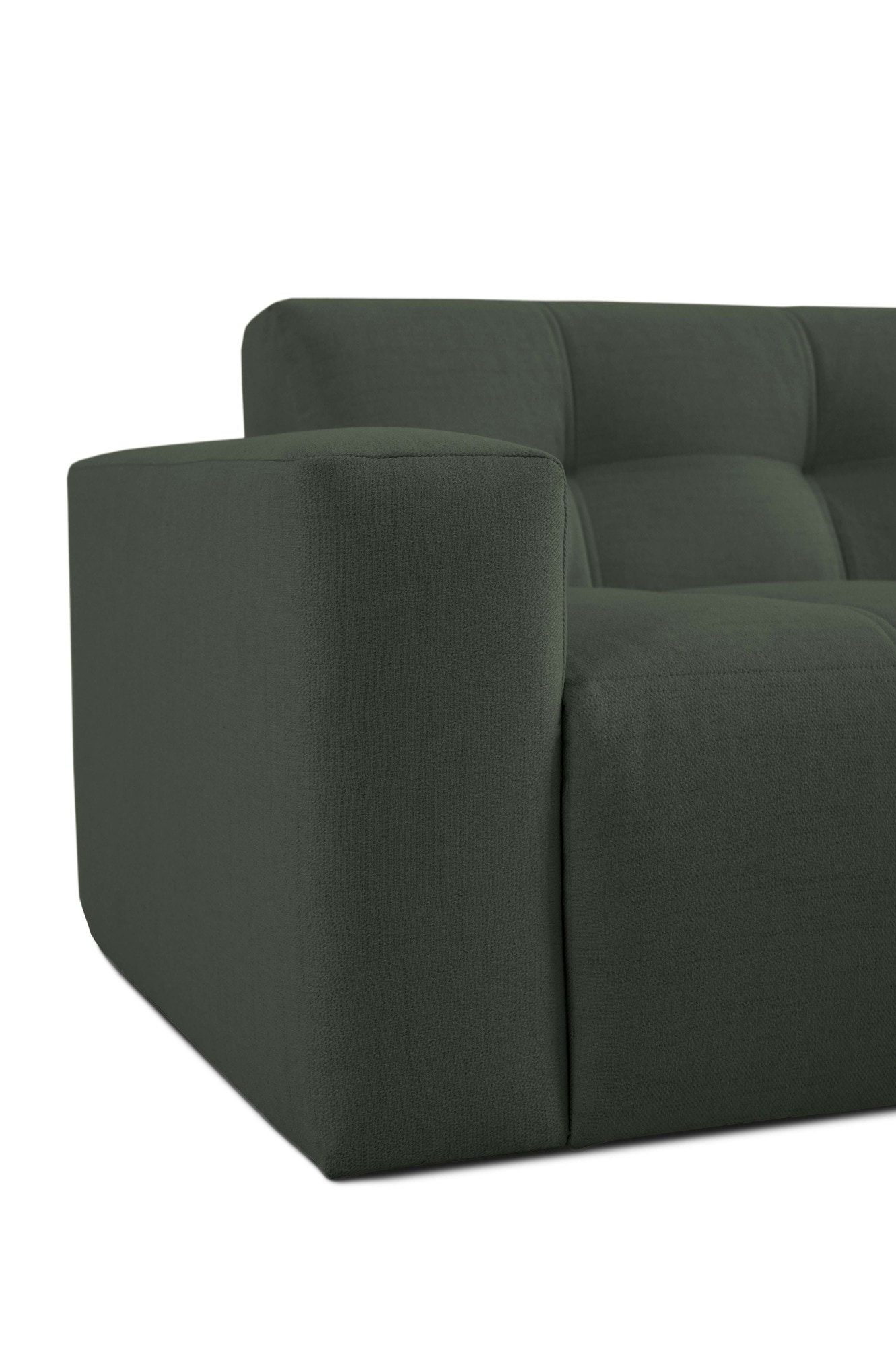 GOODproduct Ecksofa »Tapley« Breite 221 cm,Boucle, Struktur fein, mit Knopfsteppung, bodentief