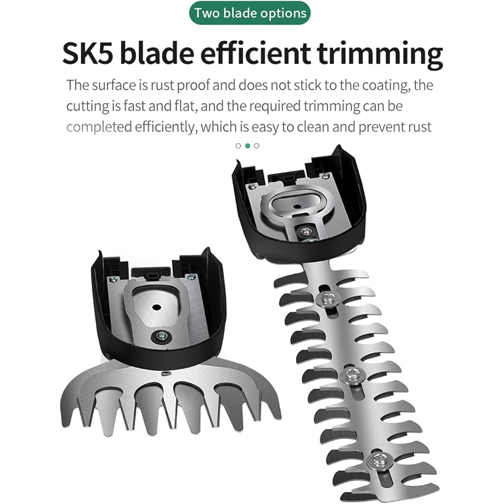 Taille-haie Sans Fil Cisaille À Gazon Électrique Portative Taille-haie Pour Jardin Pelouse : Jardin