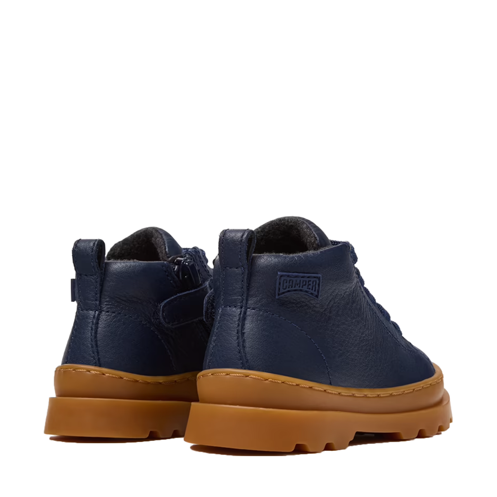 BRUTUS - Bottines à lacets en cuir | Bleu