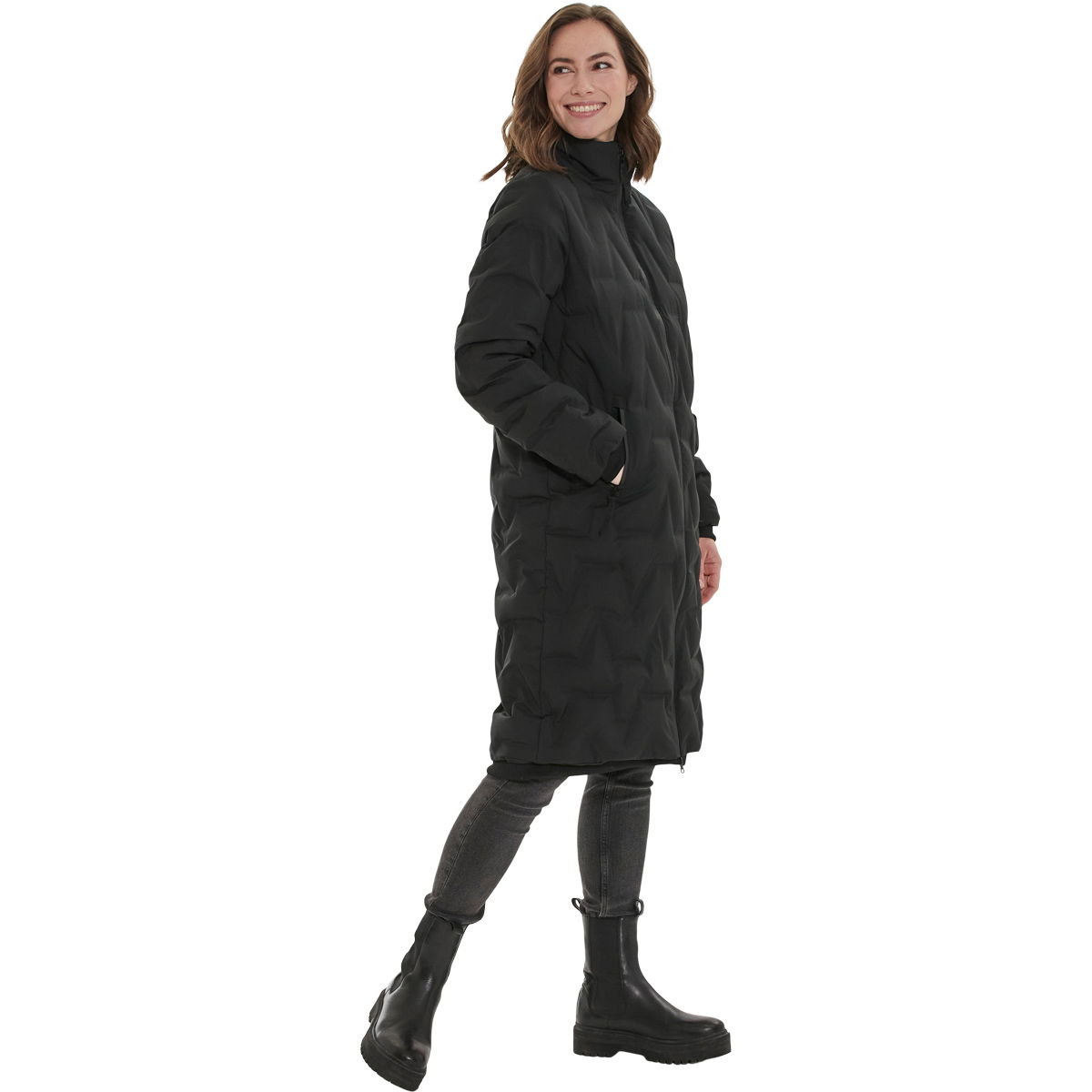Weather Report Foster Long Puffer Vinterjakke Dame