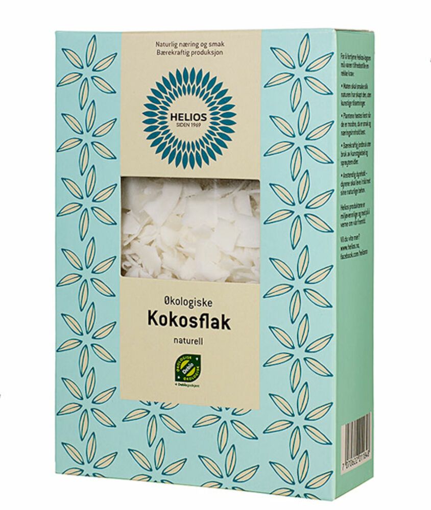 Helios Kokosflak naturell 100 gr