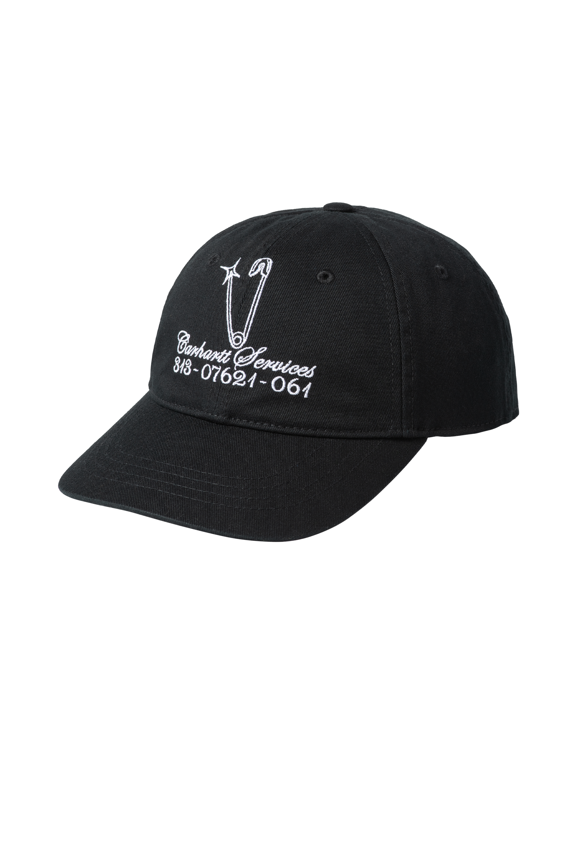 CARHARTT WIP Casquette  SAFETY PIN CAP Noir