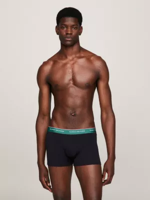 Cuecas boxer com cós com logotipo contrastante (pacote com 3)
