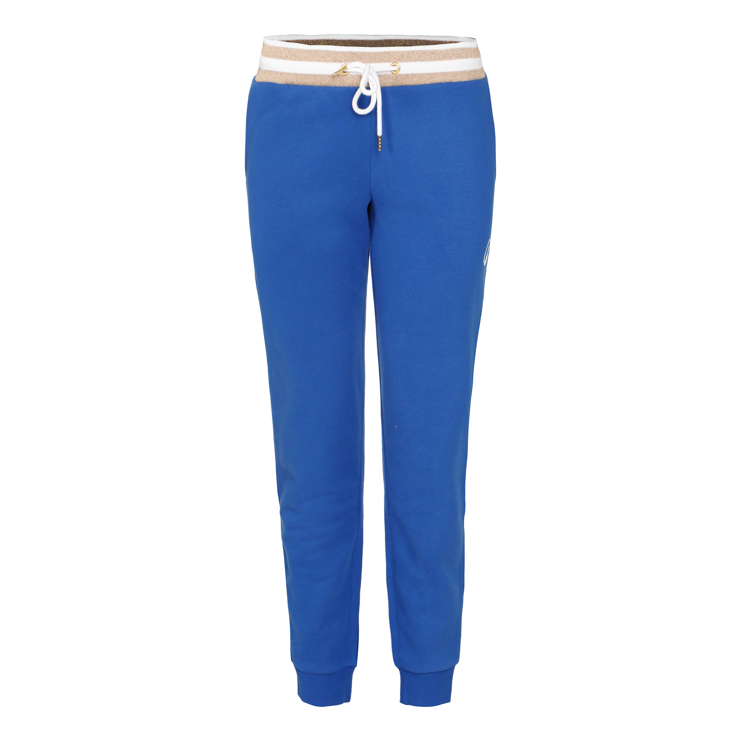 Quiet Please Retro Stripe Pantalon Survêtement Femmes - Bleu , Multicouleur