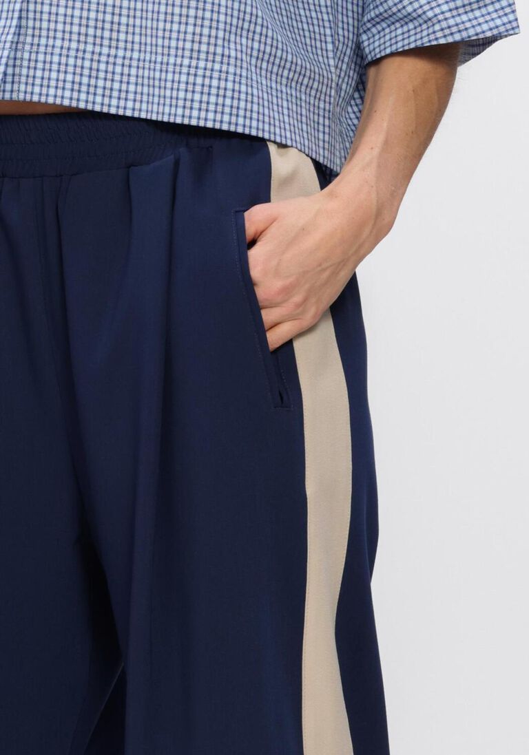 donkerblauwe johny broeken ayo pants