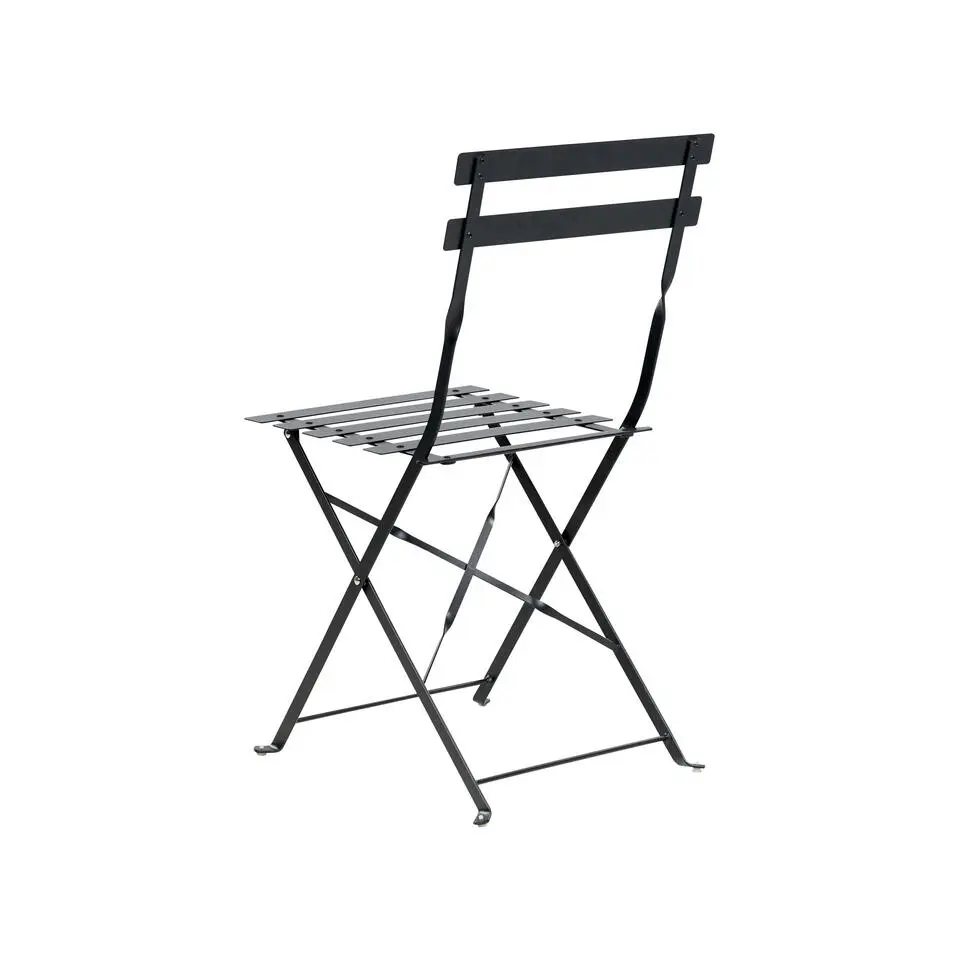 FIORI - Bistroset voor 2 - Zwart - Staal