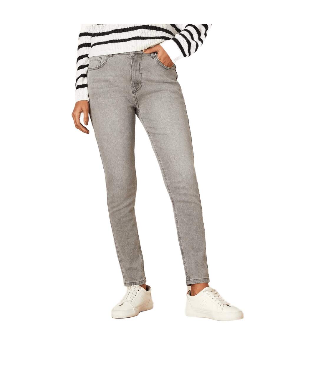 Dorothy Perkins - Jean 7/8 DARCY - Femme (Gris) - UTDP782