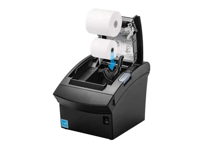 BIXOLON SRP-350V - Kvitteringsprinter - direkte termisk - Rulle (8 cm) - 180 dpi - op til 300 mm/sek. - USB 2.0 - skærer