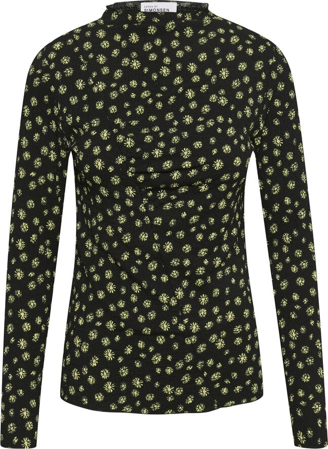 Karen by Simonsen HarperKB Blouse Petite lime flower