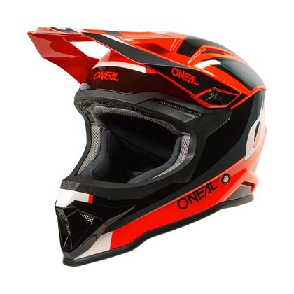 Casque cross O'Neal 1 SRS - YOUTH STREAM V24 - Noir / Rouge