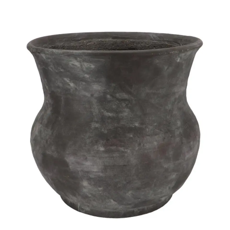 DK Design plantenpot - antraciet - voor kamerplant - 34 x 34 cm