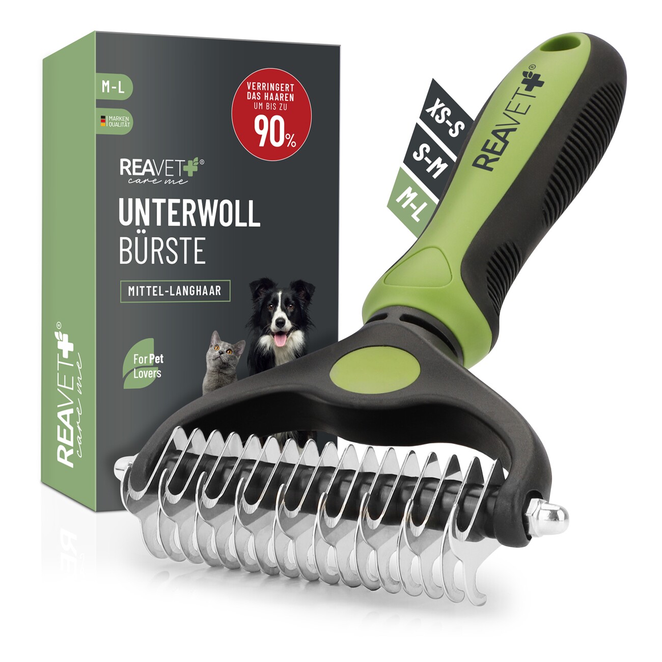 REAVET Unterwollbürste M-L