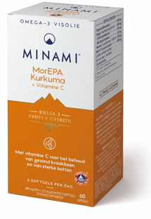 Minami MorEPA Kurkuma   Vitamine C Softgels 60SG