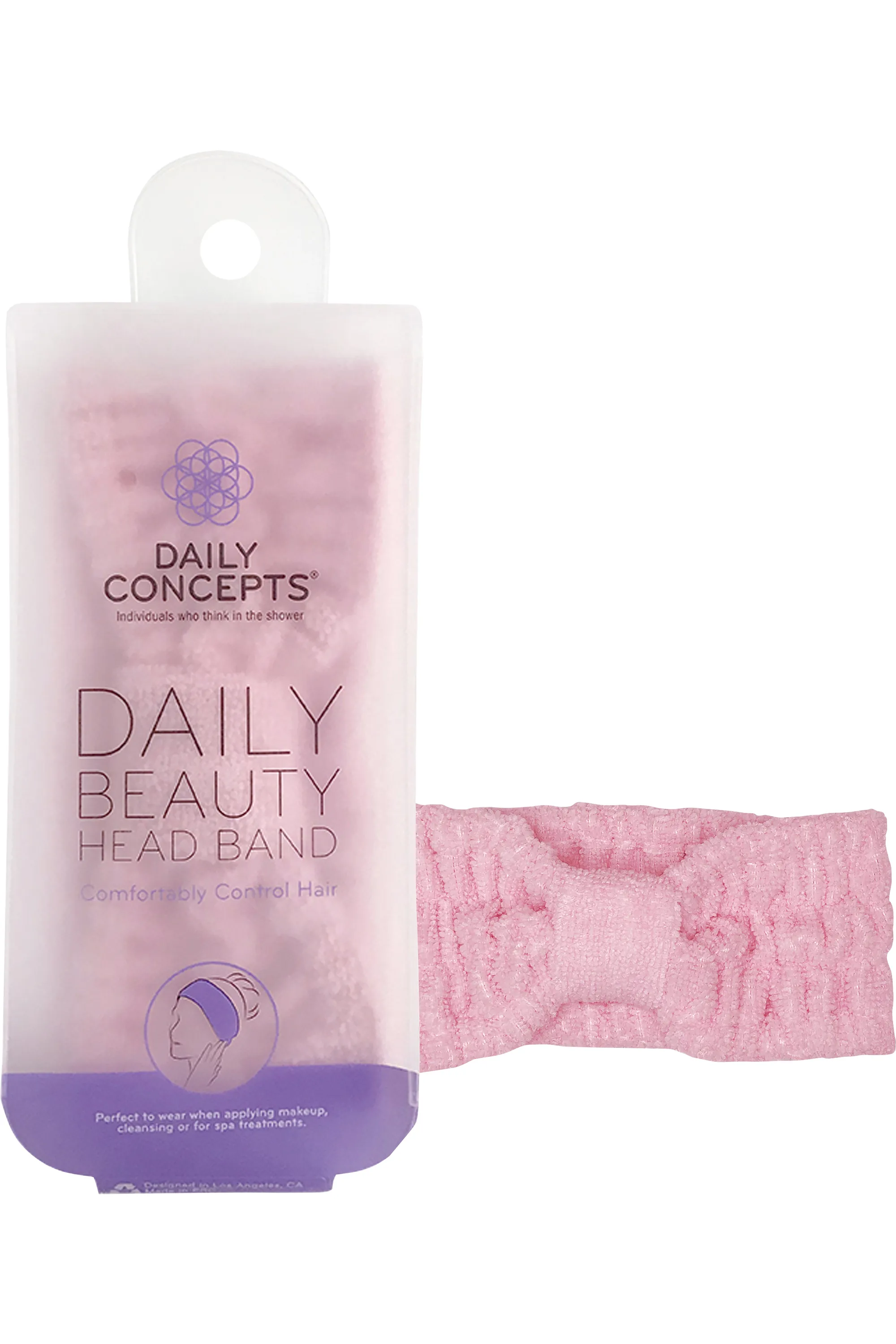Daily Concepts Bandeau visage rose