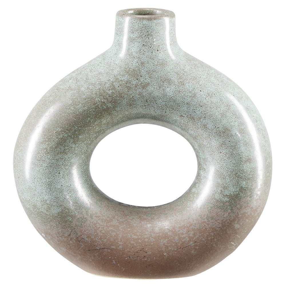 Vase céramique design circulaire