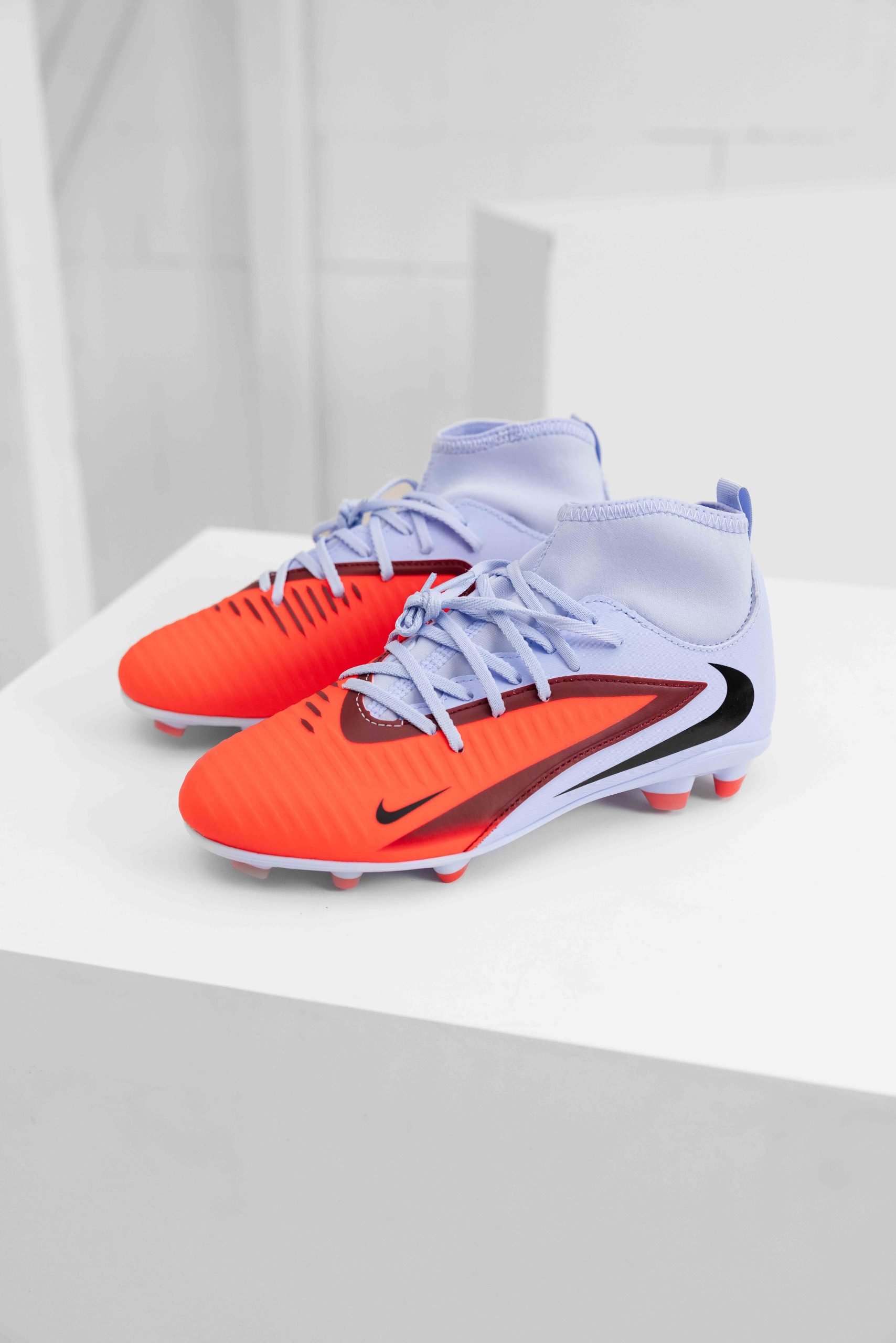 Nike Phantom 6 High Club FM/MH Junior Paars/Rood