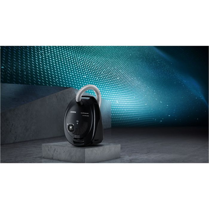 Siemens Staubsauger synchropower extraKlasse, VS06M312 Schwarz