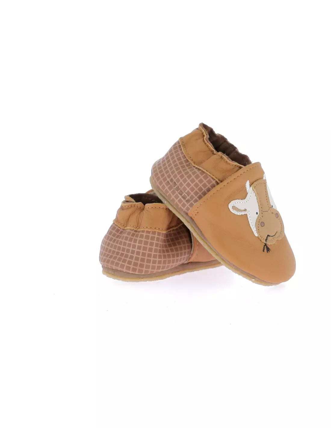 ROBEEZ FUNNY COW - Pantoufles & chaussons Camelmarron