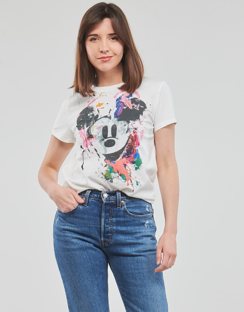 Desigual - TS_MICKEY CRASH - Blanc / Multicolore
