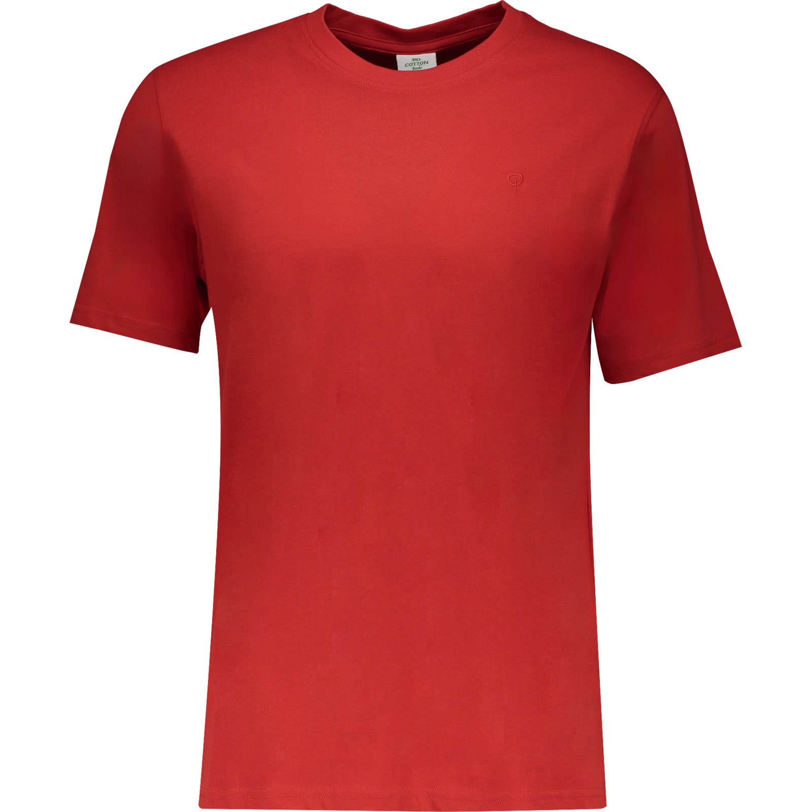 Herren-T-Shirt Bio mit Rundhals, rot
