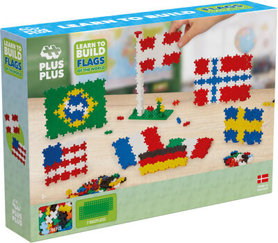 Plus-Plus Verdens Flagg Puslespill