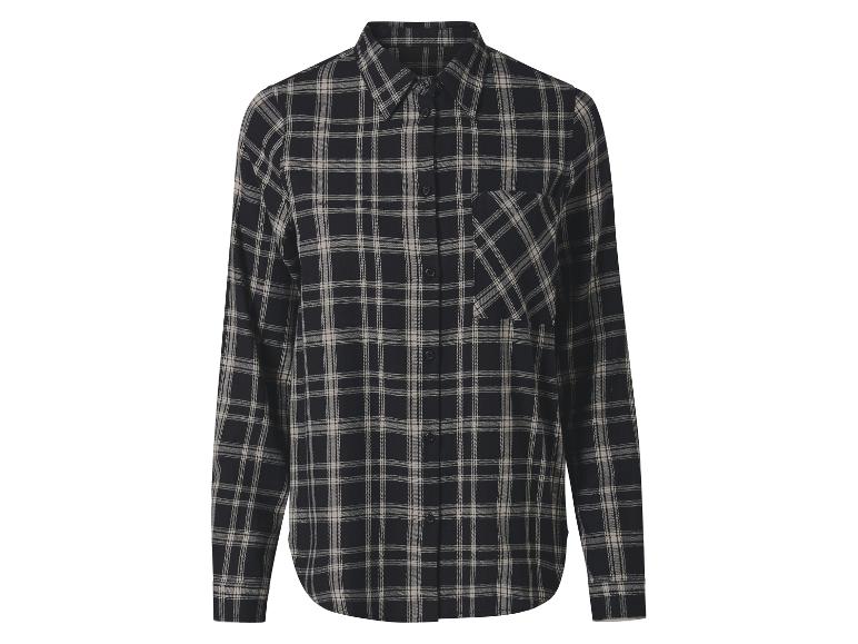 Flanellen dames blouse