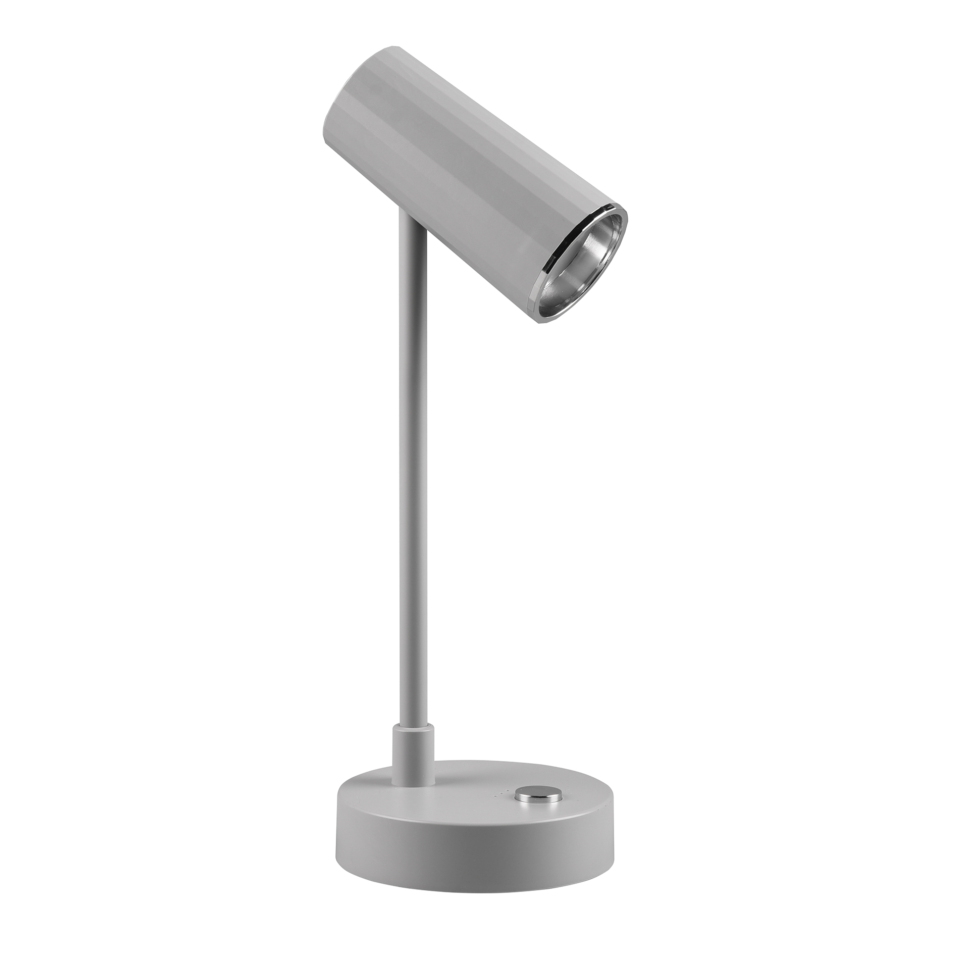 LED-Tischleuchte - grau - mit USB-C-Anschluss