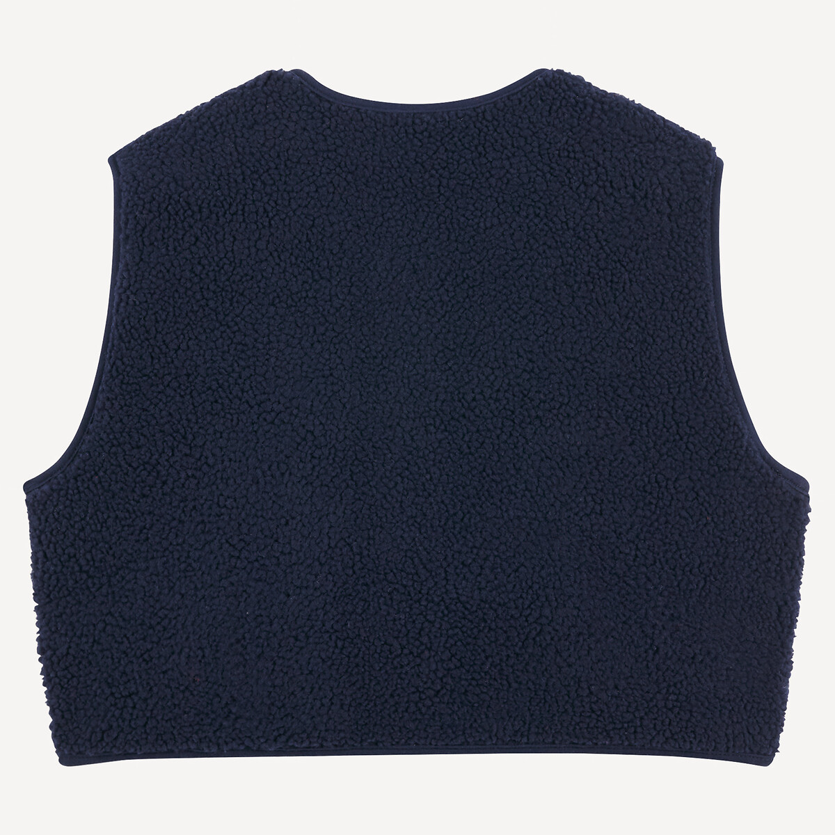 COLEÇÕES LA REDOUTE<br>Cardigã sherpa sem mangas