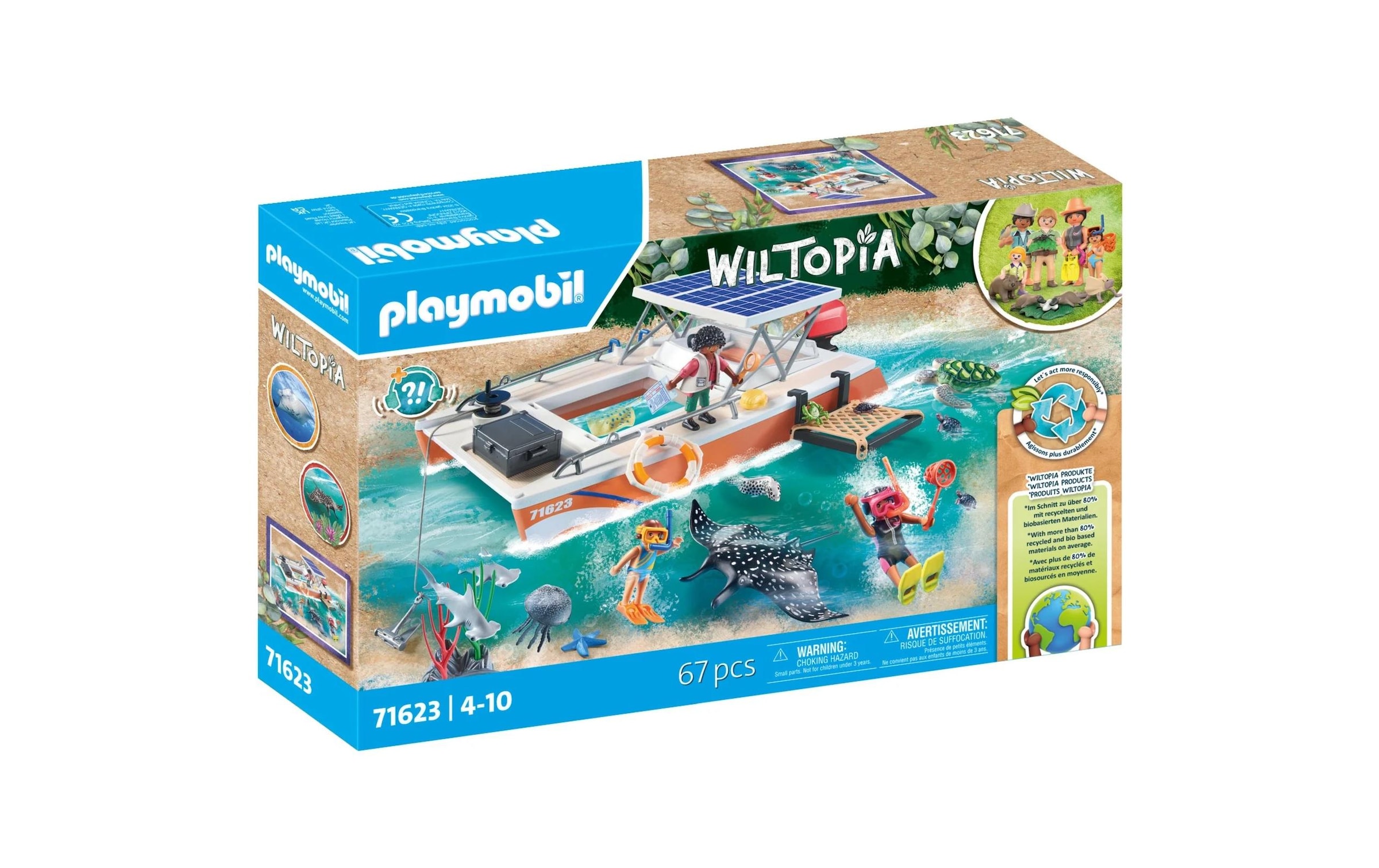 Playmobil® Spielbausteine »Wiltopia Korallenriff Plattform 71623«