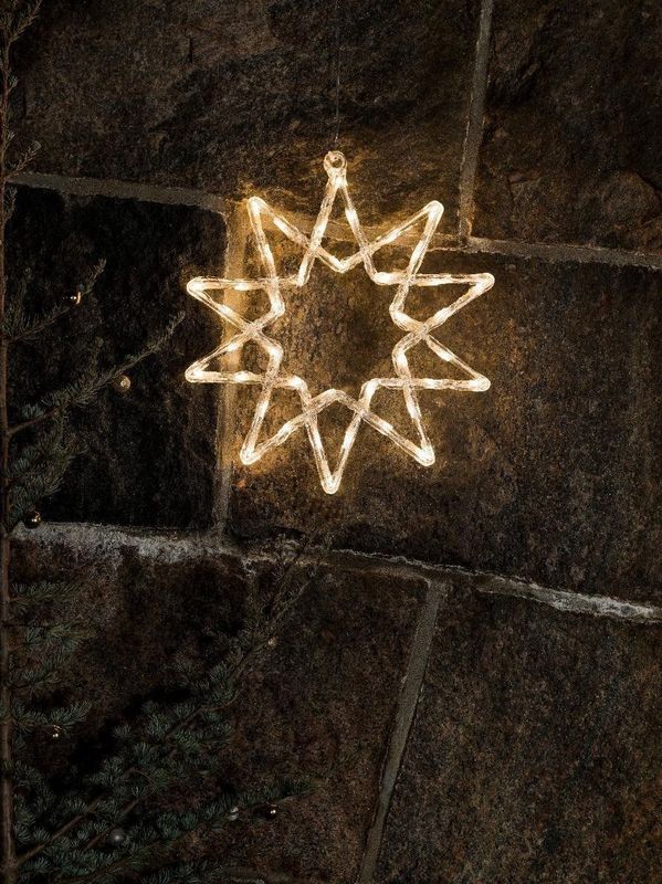 Konstsmide - Kerstster - Warm Wit - 38 cm - 40 Lampjes - Acryl