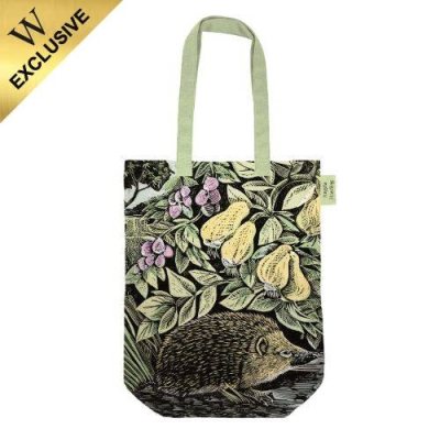 Angela Harding Hedgehog And Fruits Cloth Bag