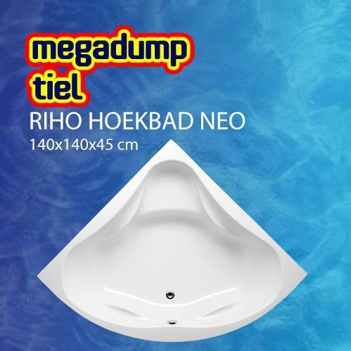 Riho - Neo - Bad - Wit - Acryl - 140x140cm