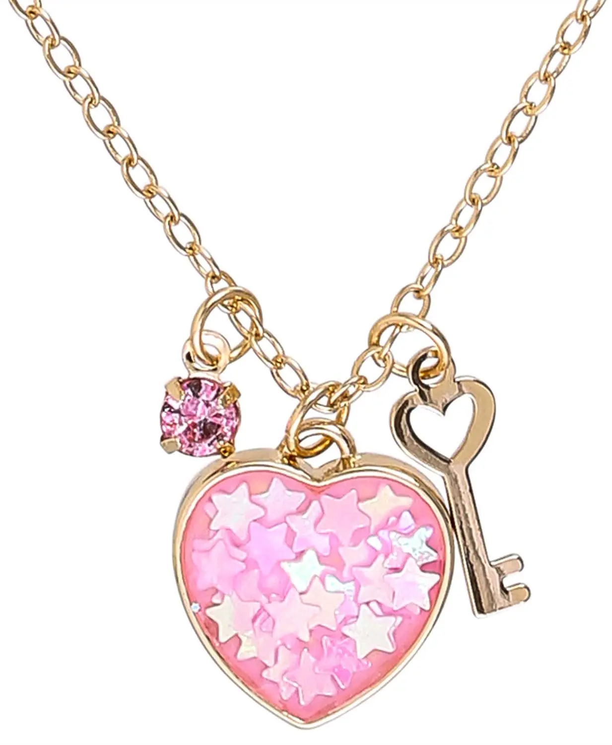Kinder Kette - Heart Key