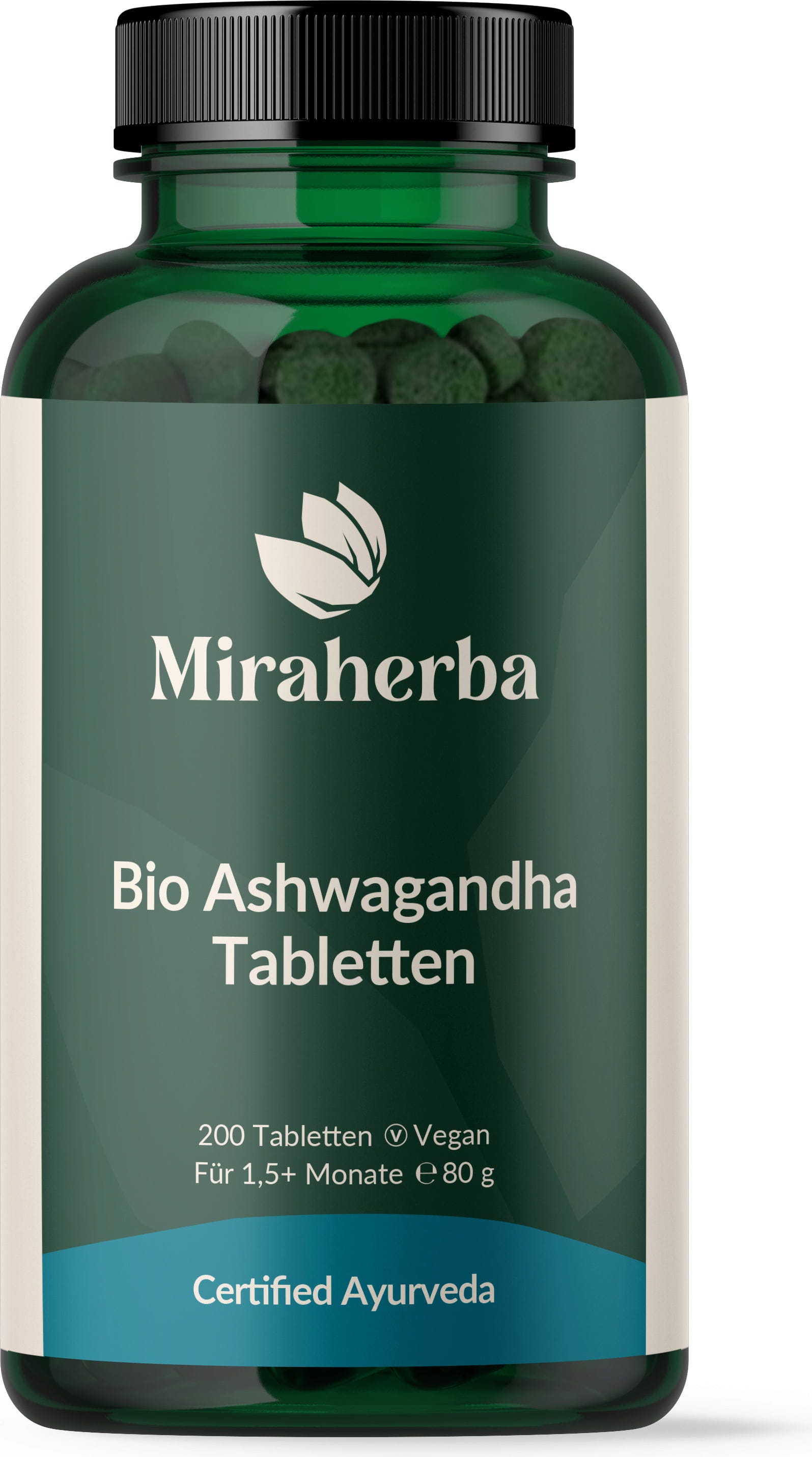 Miraherba  Bio Ashwagandha Tabletten, 200 Tabletten