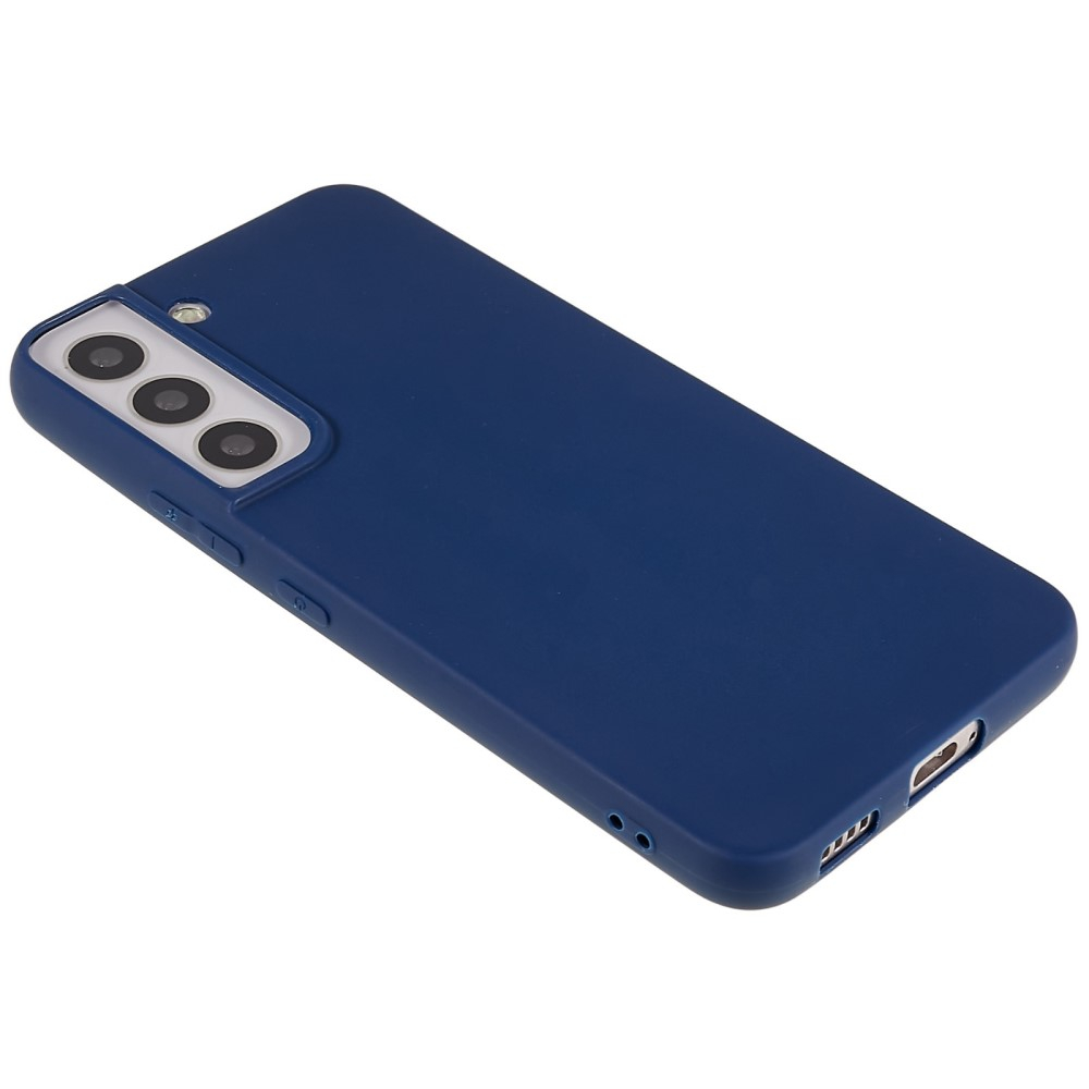 Samsung Galaxy S22 5G Gummi Case Hülle mit Kameraschutz - Dunkelblau (Matt)