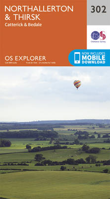Northallerton and Thirsk - Catterick and Bedale - OS Explorer Map 302 (Sheet map, folded)